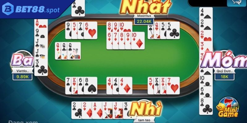 Tá Lả Bet88 - Trò Chơi Bài Truyền Thống Hấp Dẫn Kịch Tính 3 Quản lý bài và điểm số trong giai đoạn cuối ván